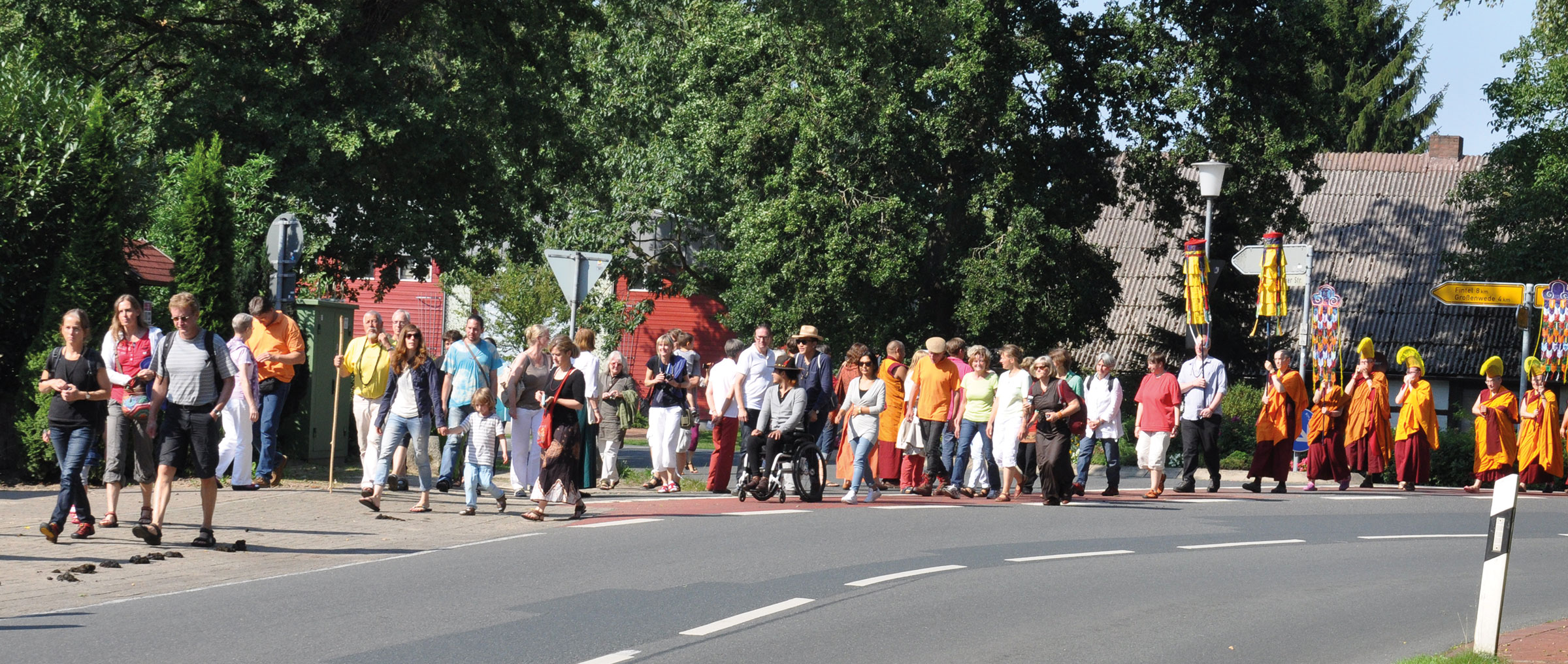 prozession menschen