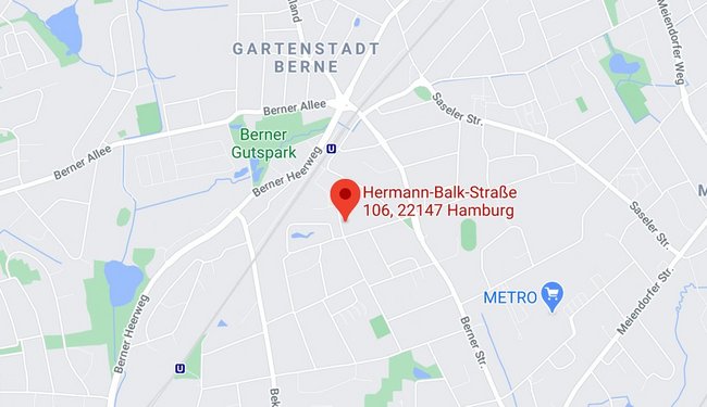 anfahrt standort hamburg berne