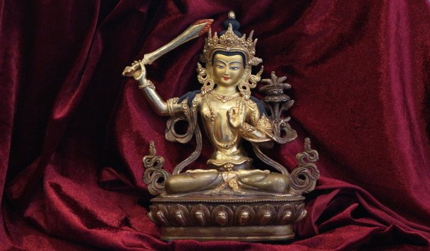 Buddhastatue_Manjushri